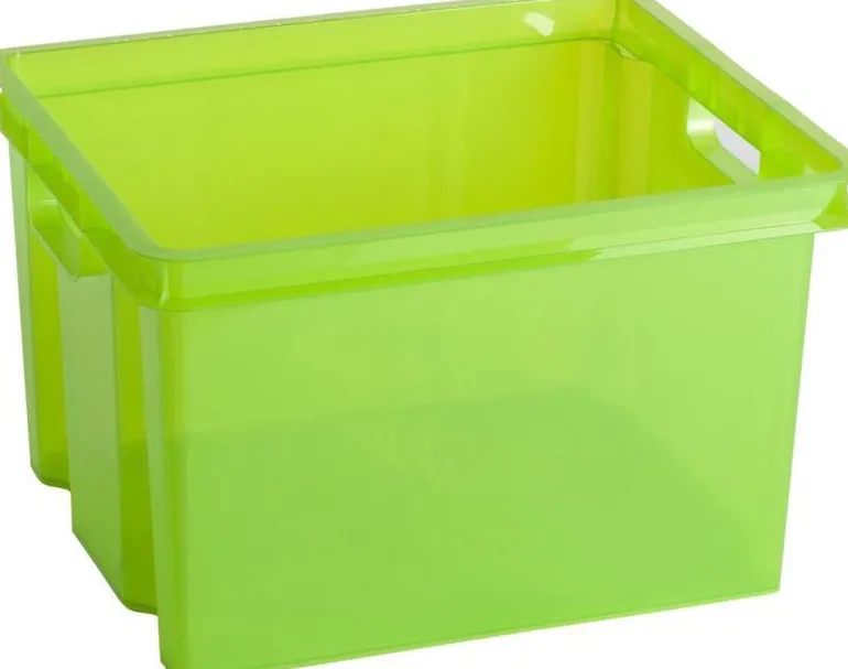 Keter Crownest Boîte de Rangement Vert Clair - 42,6x36,1x26cm - 30L