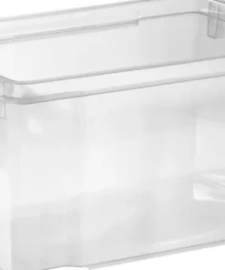 Keter Maxi Crownest Boîte de Rangement Transparent - 59x39x30cm - 50L