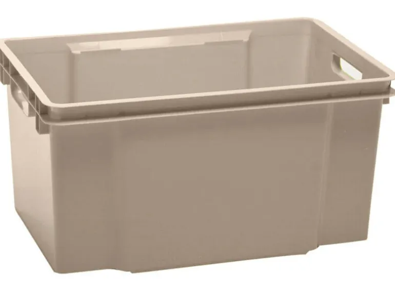 Keter Maxi Crownest Boîte de Rangement Taupe - 59x39x30cm - 50L