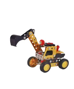 Kit de construction excavatrice 155 pièces