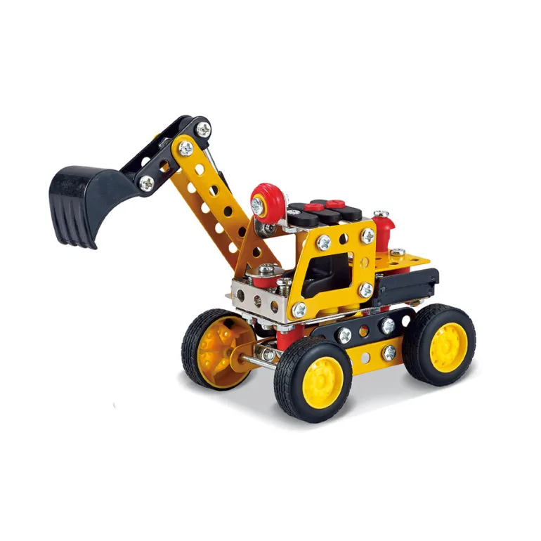 Kit de construction excavatrice 155 pièces