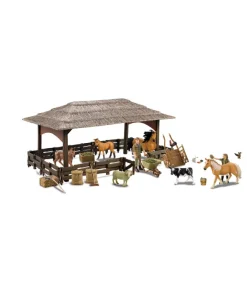 La ferme avec figurines
