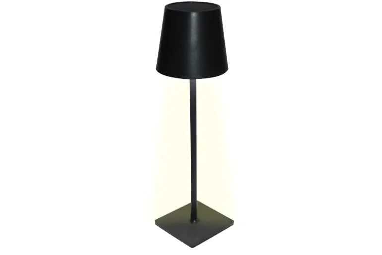Lampe de table LED sans fil Sphere avec commande tactile - Dimmable - USB - Noir