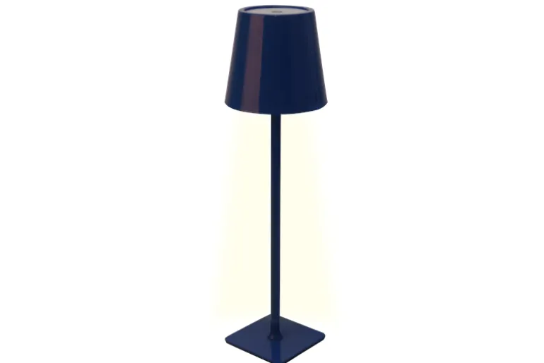 Lampe de table LED sans fil Sphere avec commande tactile - Dimmable - USB - Bleu