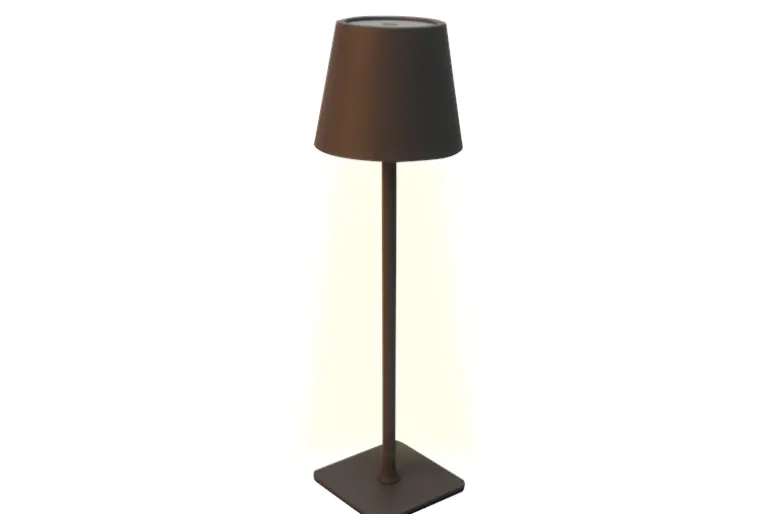 Lampe de table LED sans fil Sphere avec commande tactile - Dimmable - USB - Gris clair