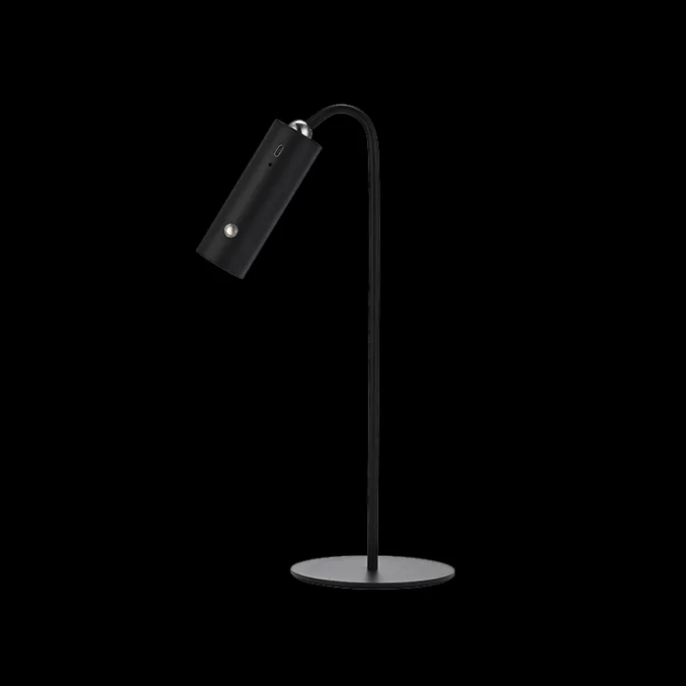 Lampe de table LED sans fil Desk avec commande tactile - Dimmable - USB - Noir
