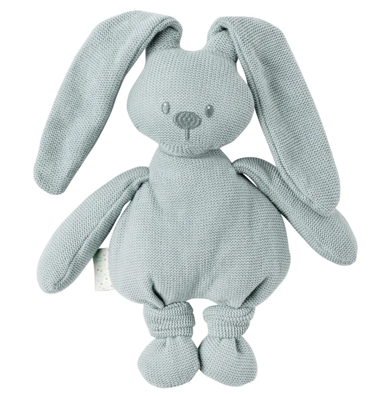 Lapidou Peluche tricot vert-de-gris
