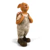 Lapin de Pâques avec panier 18 cm