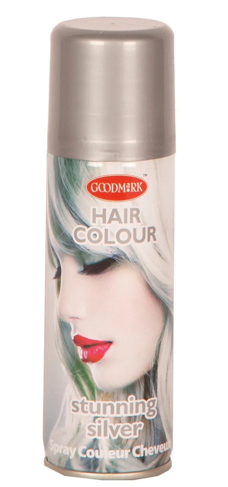 Laque Cheveux Argentée En Spray - 125 ml