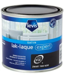 Laque expert satin noir 0,5 L