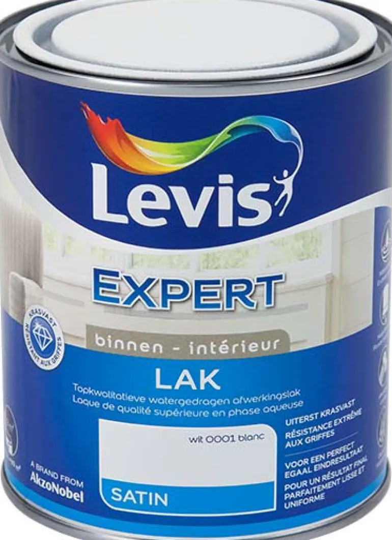 Laque regular satin blanc 0,75 L