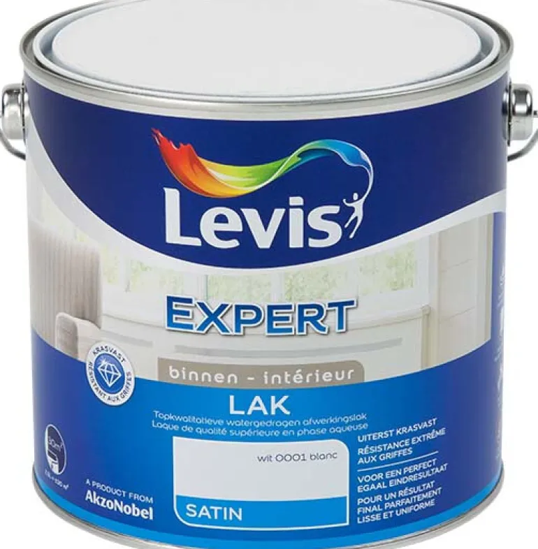Laque regular satin blanc 2,5 l