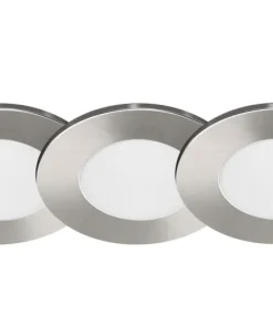 Led 3 x 4,6W satin IP 65