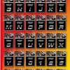 Lettre 3D 10x48pcs 18mm
