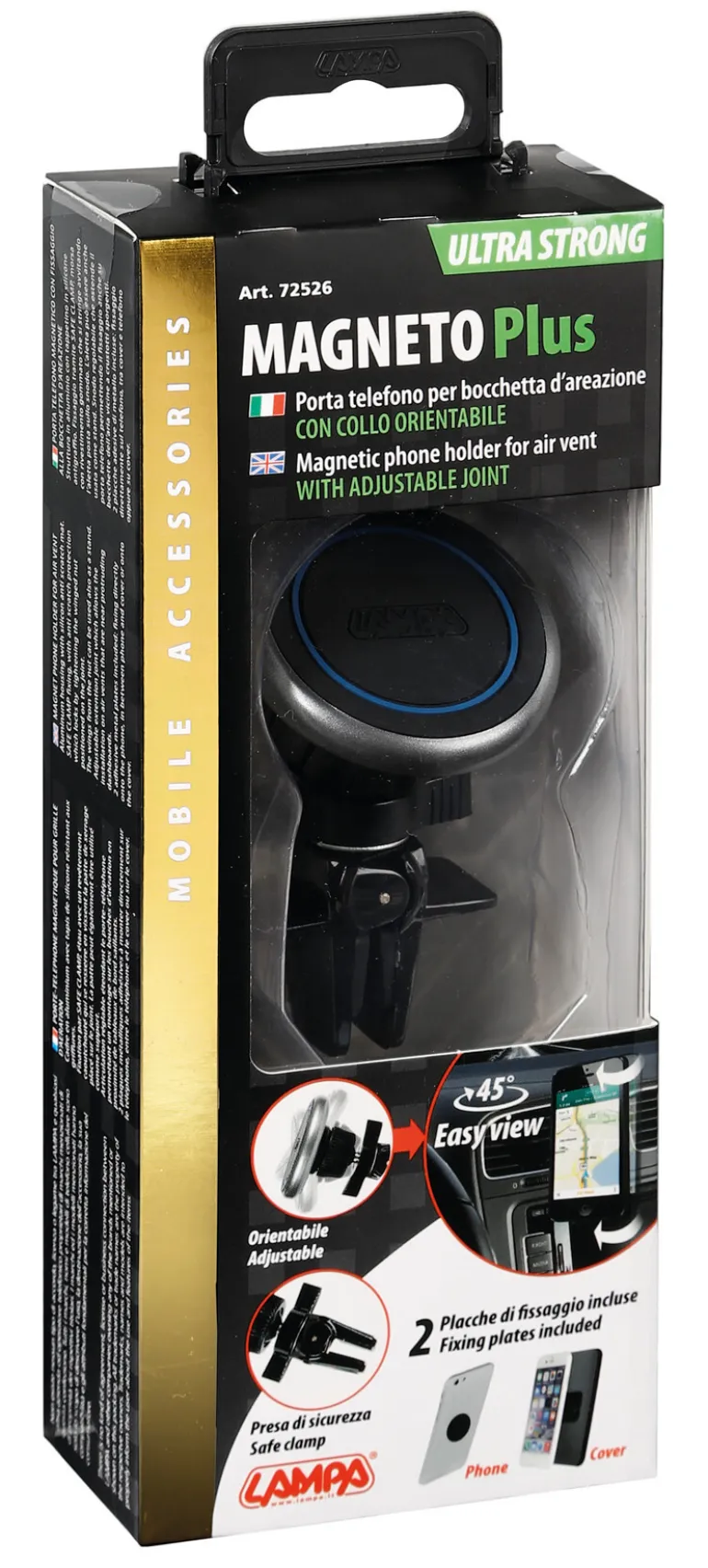 MAGNETO PLUS Clip Porte Telephone