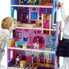 Maison de poupée avec ascenseur
