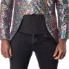 Manteau habillé à paillettes pour hommes XL/XXL