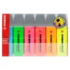 Marqueurs Stabilo Boss Original - 6 pièces en sachet