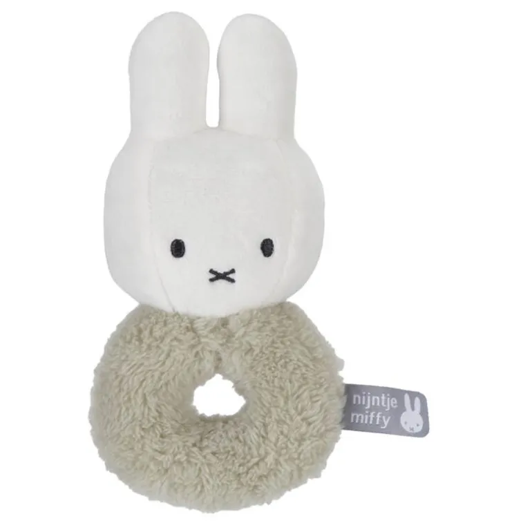 Miffy Hochet Fluffy Green