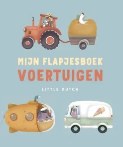 Mijn flapjesboek - Voertuigen - Little Dutch