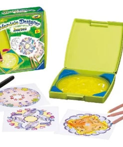 Mini mandala designer chevaux