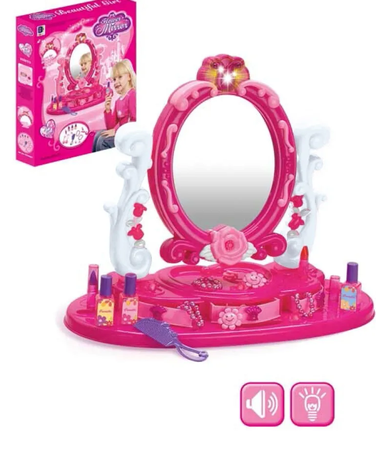 Miroir avec musique et lumière