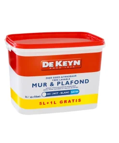 Mur & plafond satin blanc promo 6 L