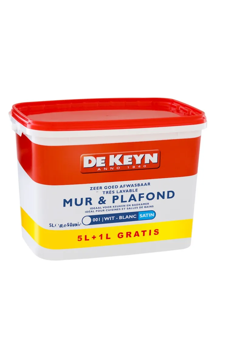 Mur & plafond satin blanc promo 6 L
