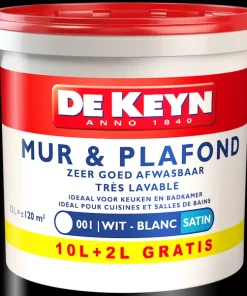 Mur & plafond satin blanc promo 12 L