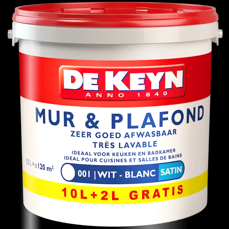 Mur & plafond satin blanc promo 12 L