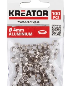 Oeillets aluminium 4 mm 100 pièces