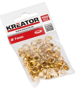 Oeillets laiton 7 mm 120 pièces
