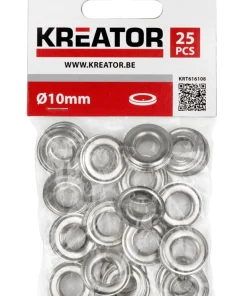Oeillets laiton 10 mm 25 pièces
