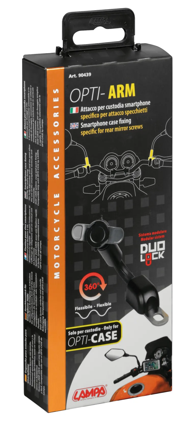 OPTI-CASE Montage sur Bras Flexible