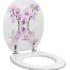 Orchidée abattant de toilette
