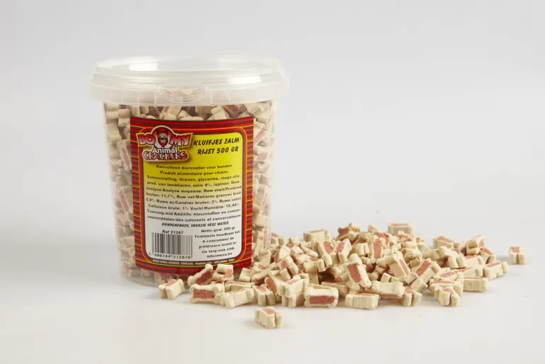 Os saumon et riz 500 gr