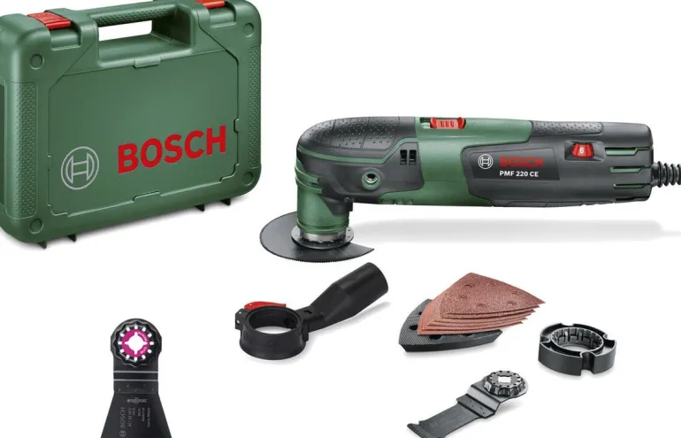 Outil multifonction Bosch PMF 220 CE avec coffret et accessoires