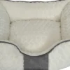 Panier blanc/gris 65x56x21cm