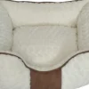 Panier blanc/gris 80x69x23cm