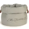 Panier 'My favourite cat' gris 40 cm