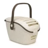 Panier voyage blanc 51x38x33 cm