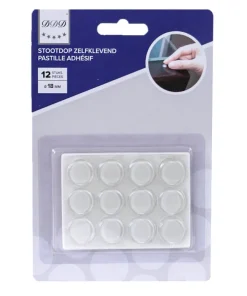 pastelle adh 18 mm transparant 12 pieces