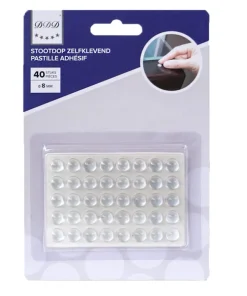 pastelle adh 8 mm transparans 40 pieces