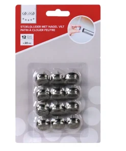 patin a clouer 20 mm feutre 12 pieces