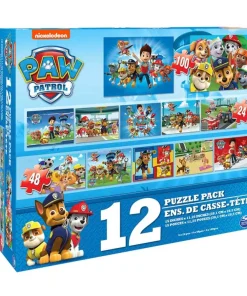 Paw Patrol 12 Puzzles Carton