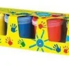 Peinture a doigts 150ml 4 couleurs