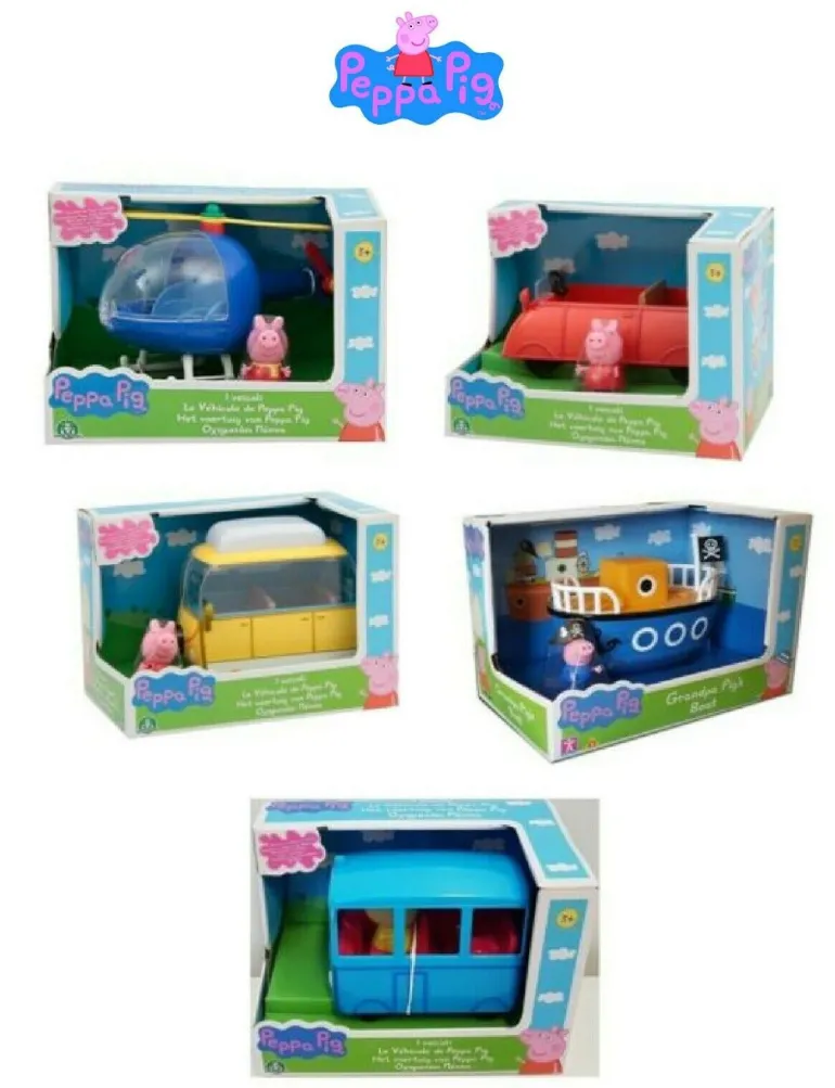 Peppa Pig véhicule + figurine