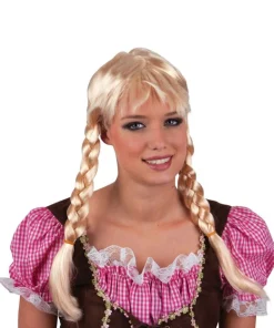 Perruque Blonde Heidi avec tresses