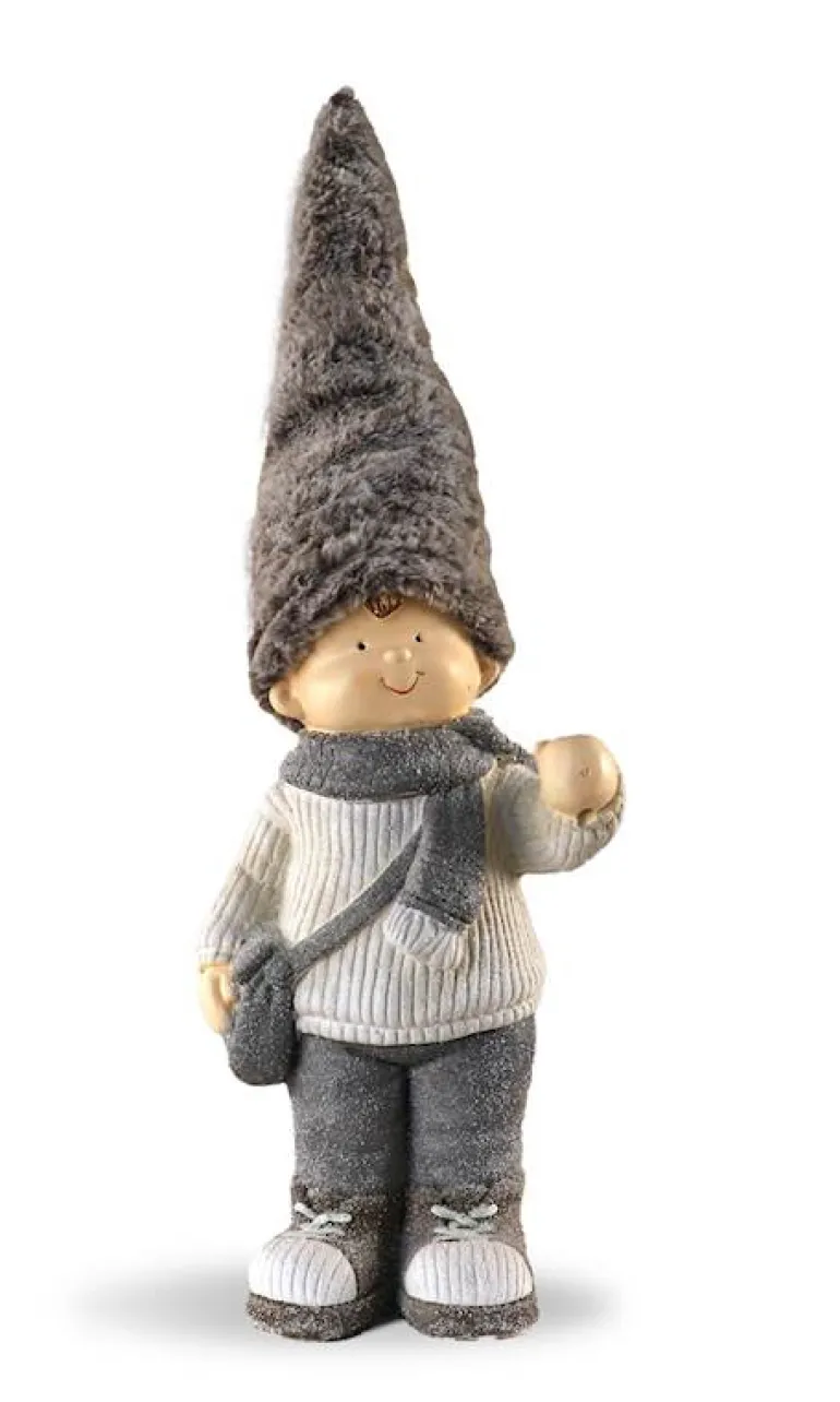 Petit garçon avec bonnet 24,5x73 cm