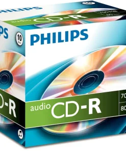 Philips CD-R 80 min / 700 MB DAQ 10 pièces